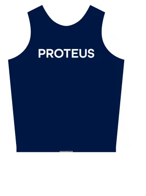 UNISEX PINNIE TOP SLEEVELESS NAVY | PROTEUS YACHT CLUB