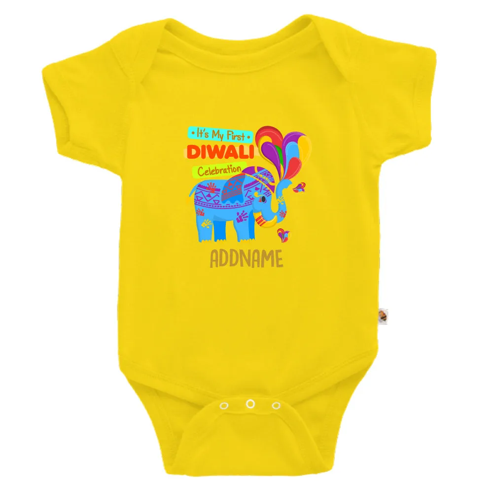 1st Diwali Blue Elephant (Kids)