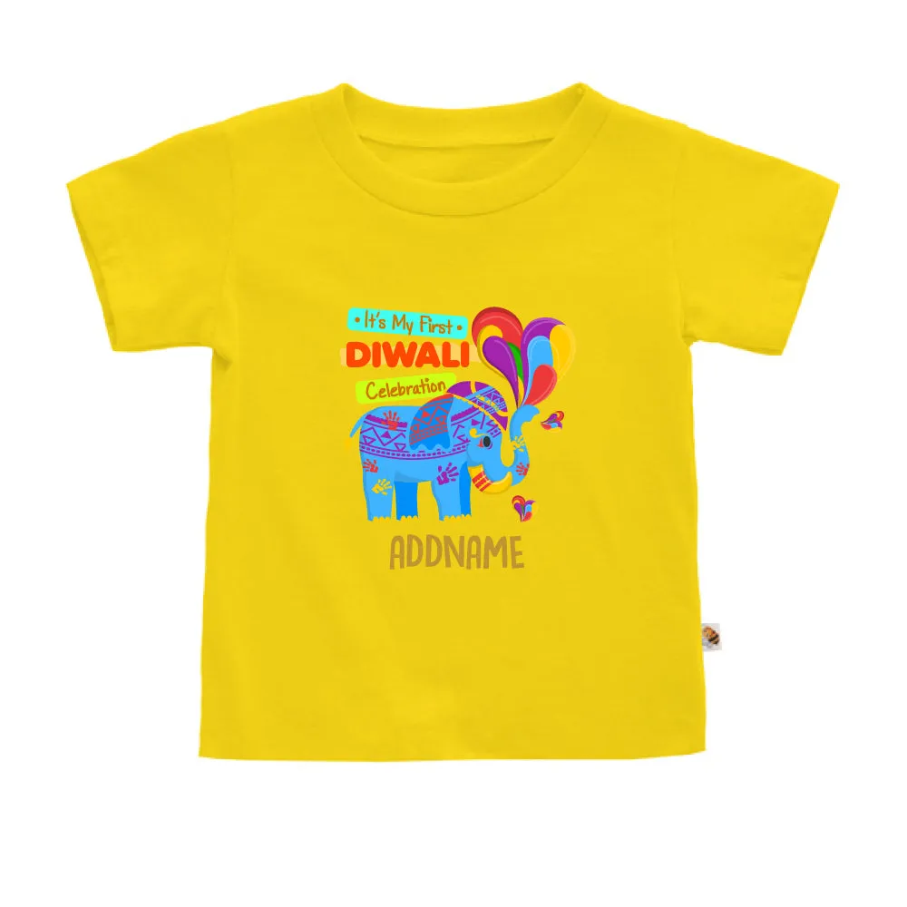 1st Diwali Blue Elephant (Kids)