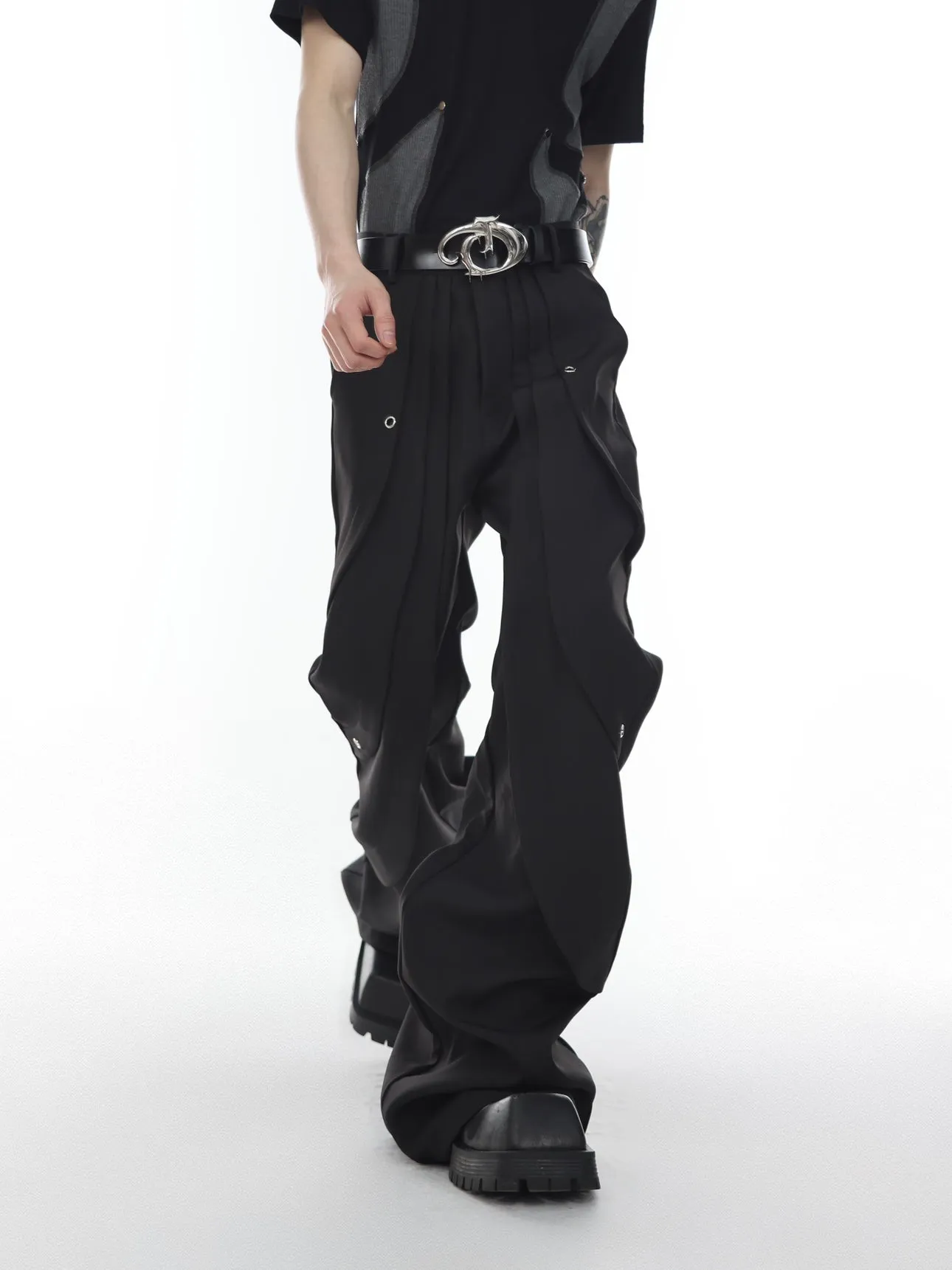 【23s Apr.】Pleated High Waist Trousers