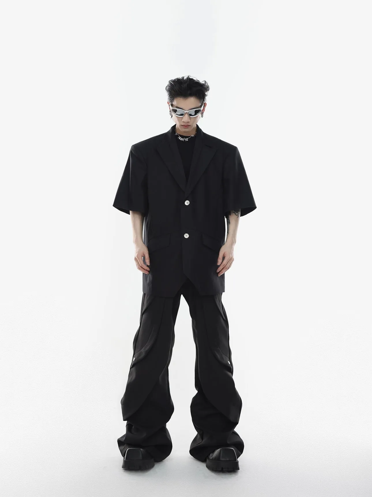 【23s Apr.】Pleated High Waist Trousers