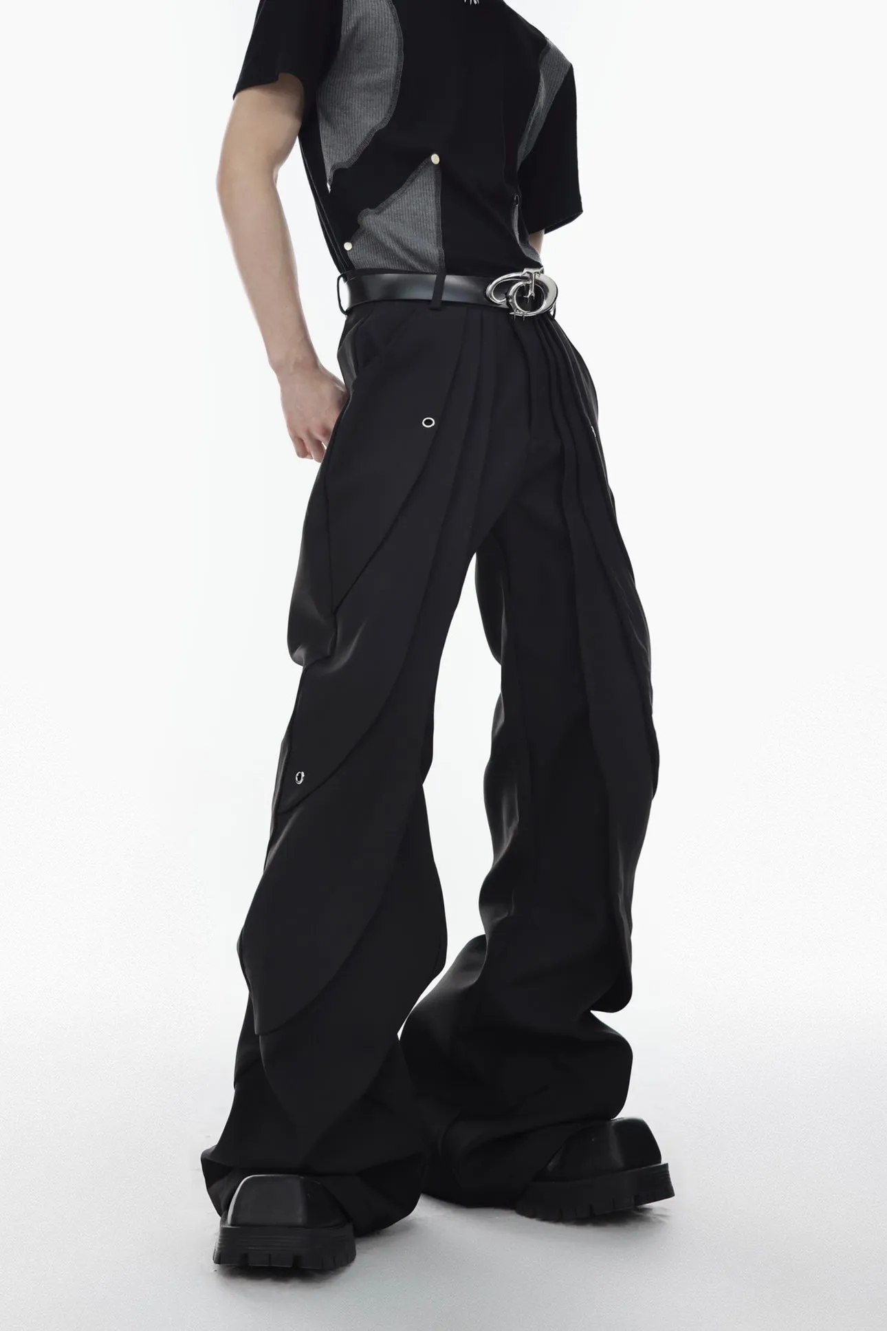 【23s Apr.】Pleated High Waist Trousers