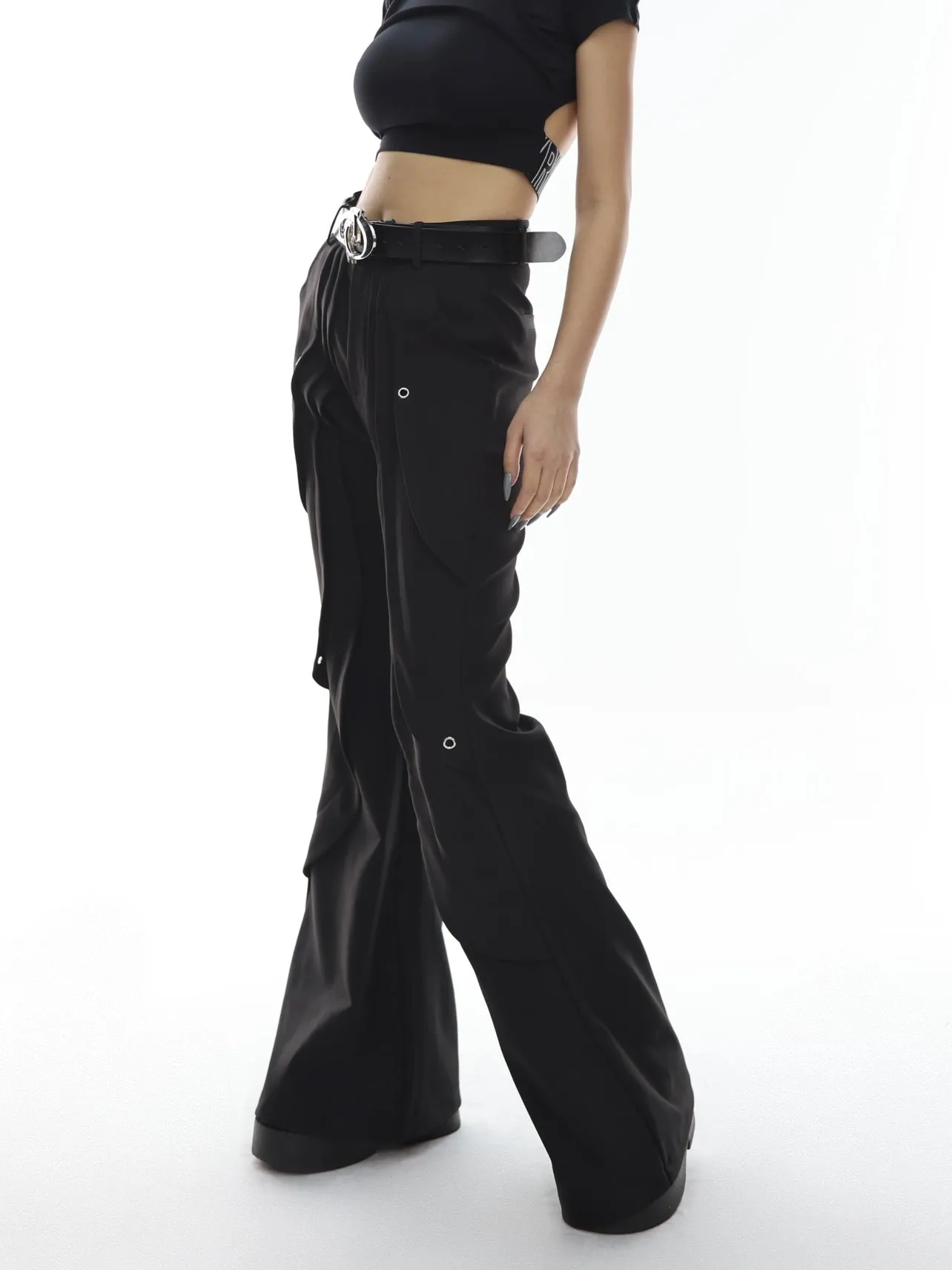 【23s July.】High Waist Flared Pants