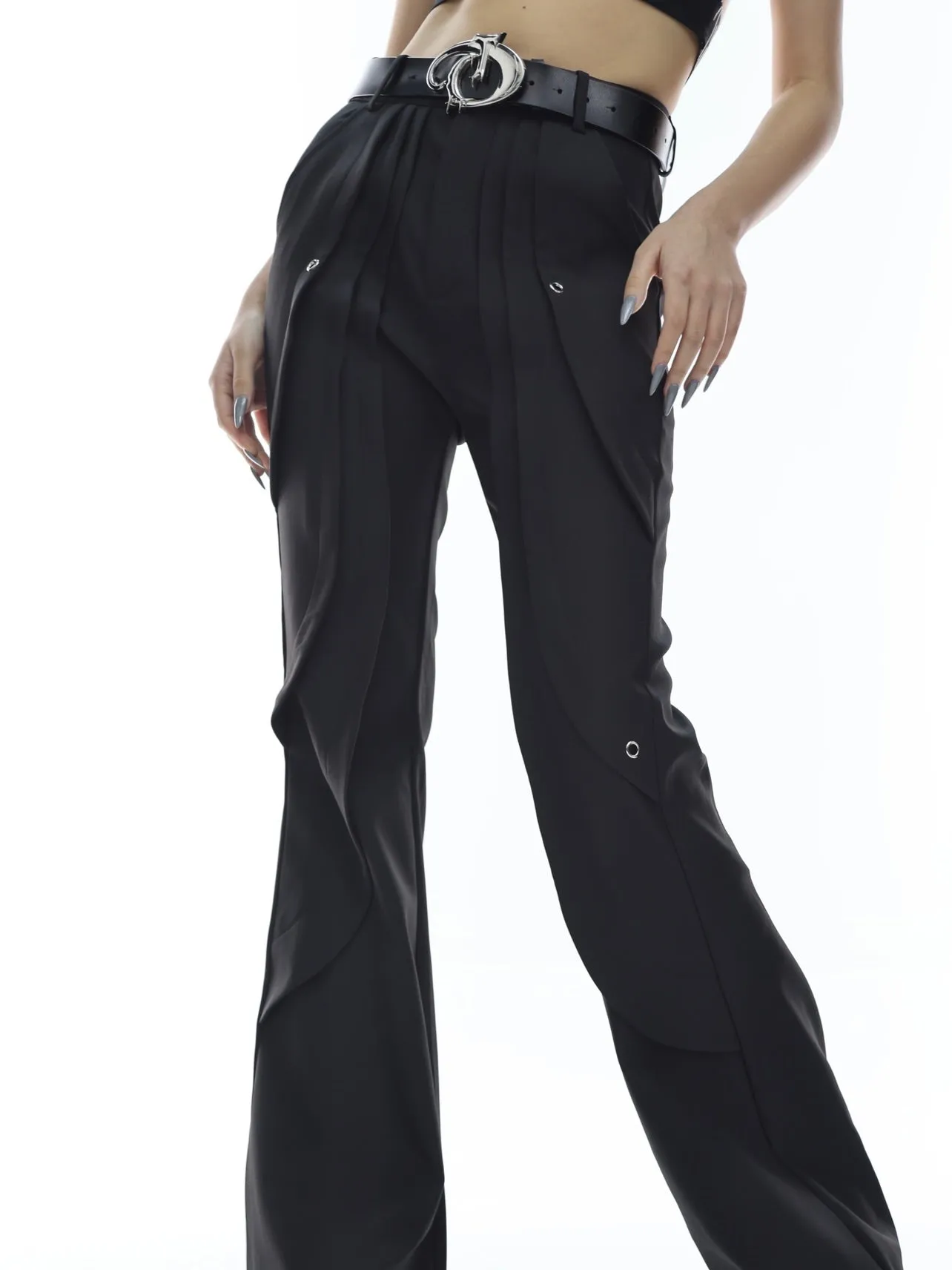 【23s July.】High Waist Flared Pants