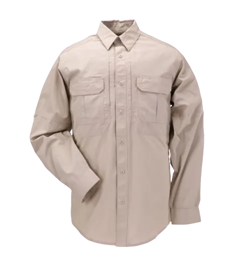 5-11 Taclite Pro L/S Shirt Tdu Khaki Men Tactical Longsleeve Beige 72175-162