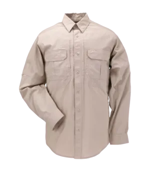 5-11 Taclite Pro L/S Shirt Tdu Khaki Men Tactical Longsleeve Beige 72175-162