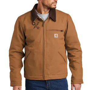 75th Star Sun Bolt Embroidered Carhartt® Duck Detroit Jacket