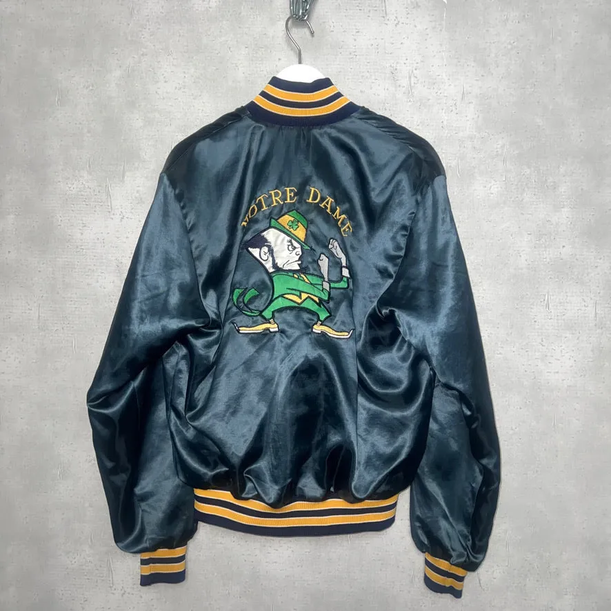 80'S USA製 / NOTRE DAME NYLON STADIUM JKT (UNISEX)