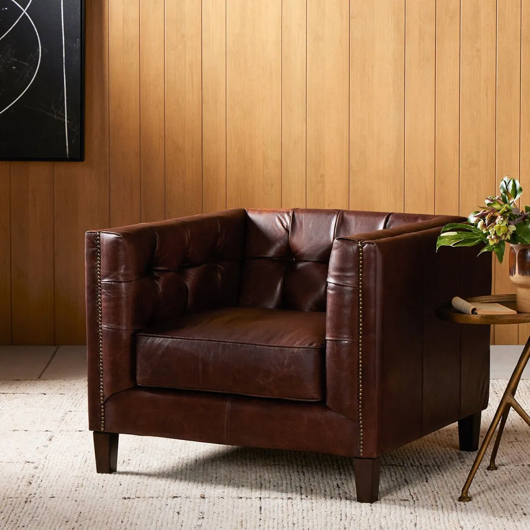 Abbott Leather Club Chair