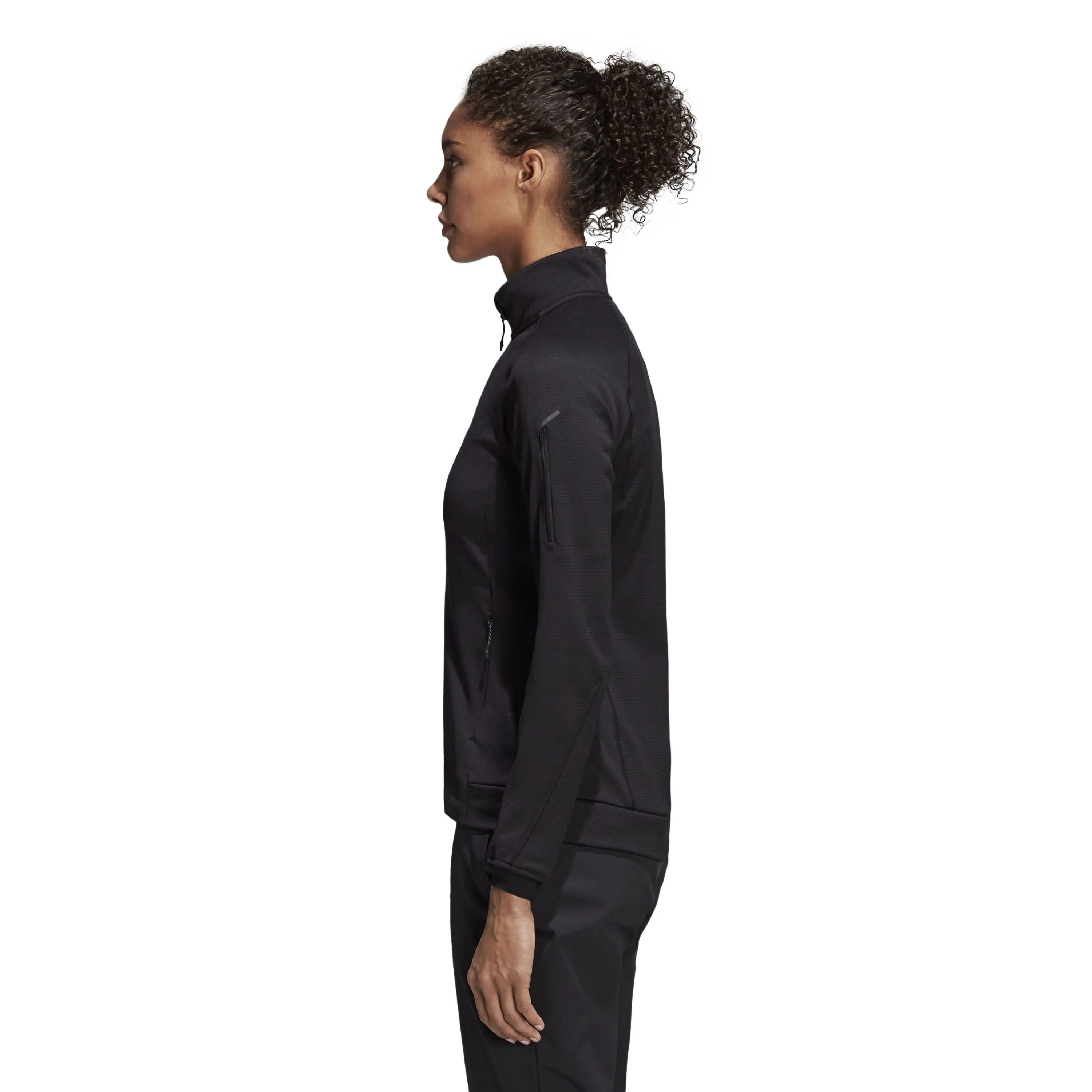 adidas Women's Stockhorn Fleece II Jacket Black L