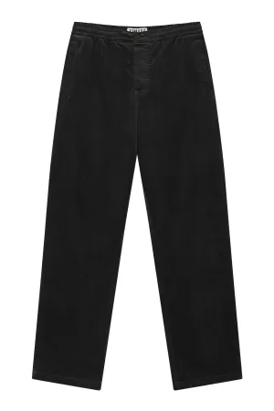 ANDRO - Organic Cotton Cord Trouser Black