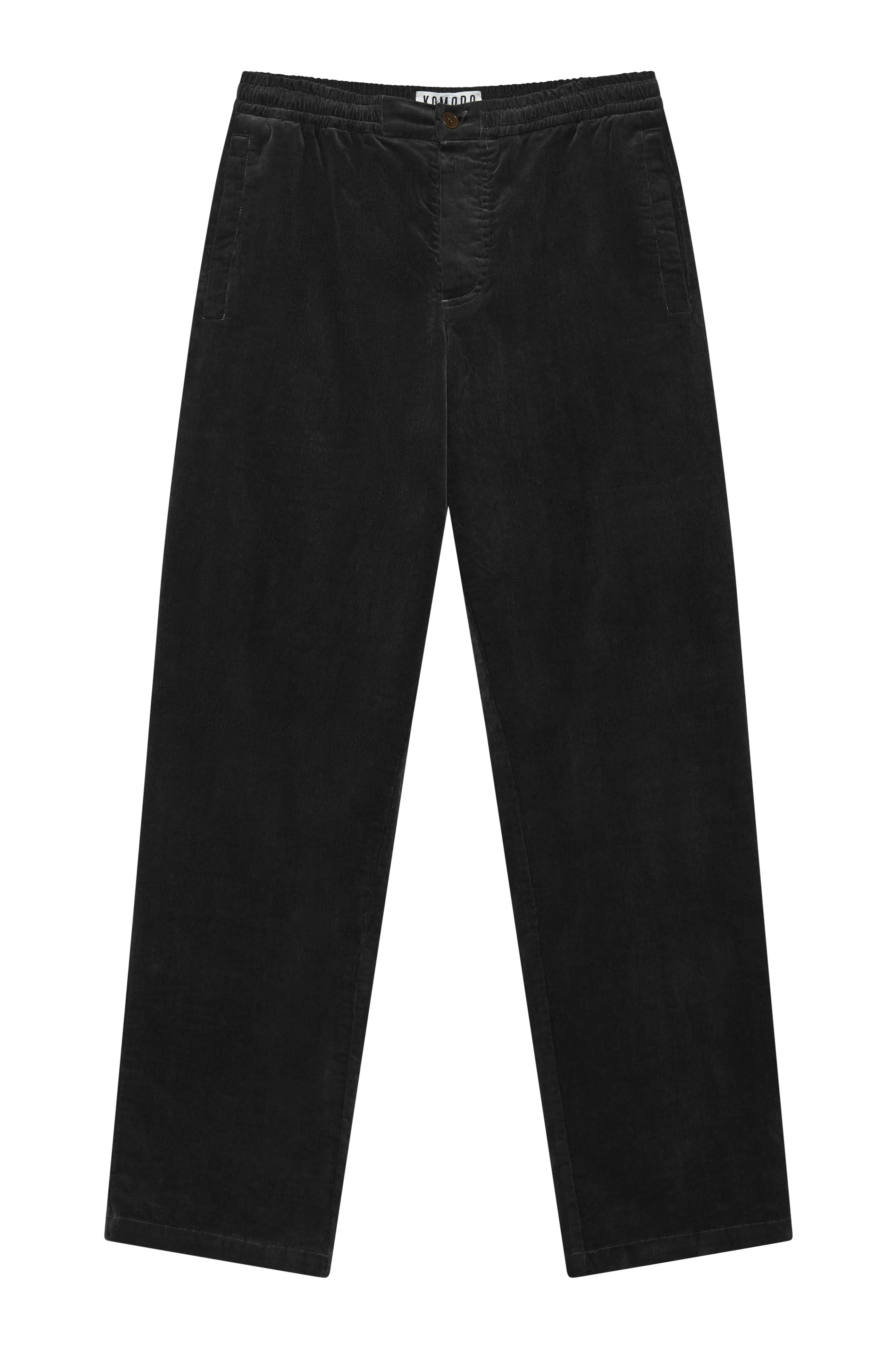 ANDRO - Organic Cotton Cord Trouser Black