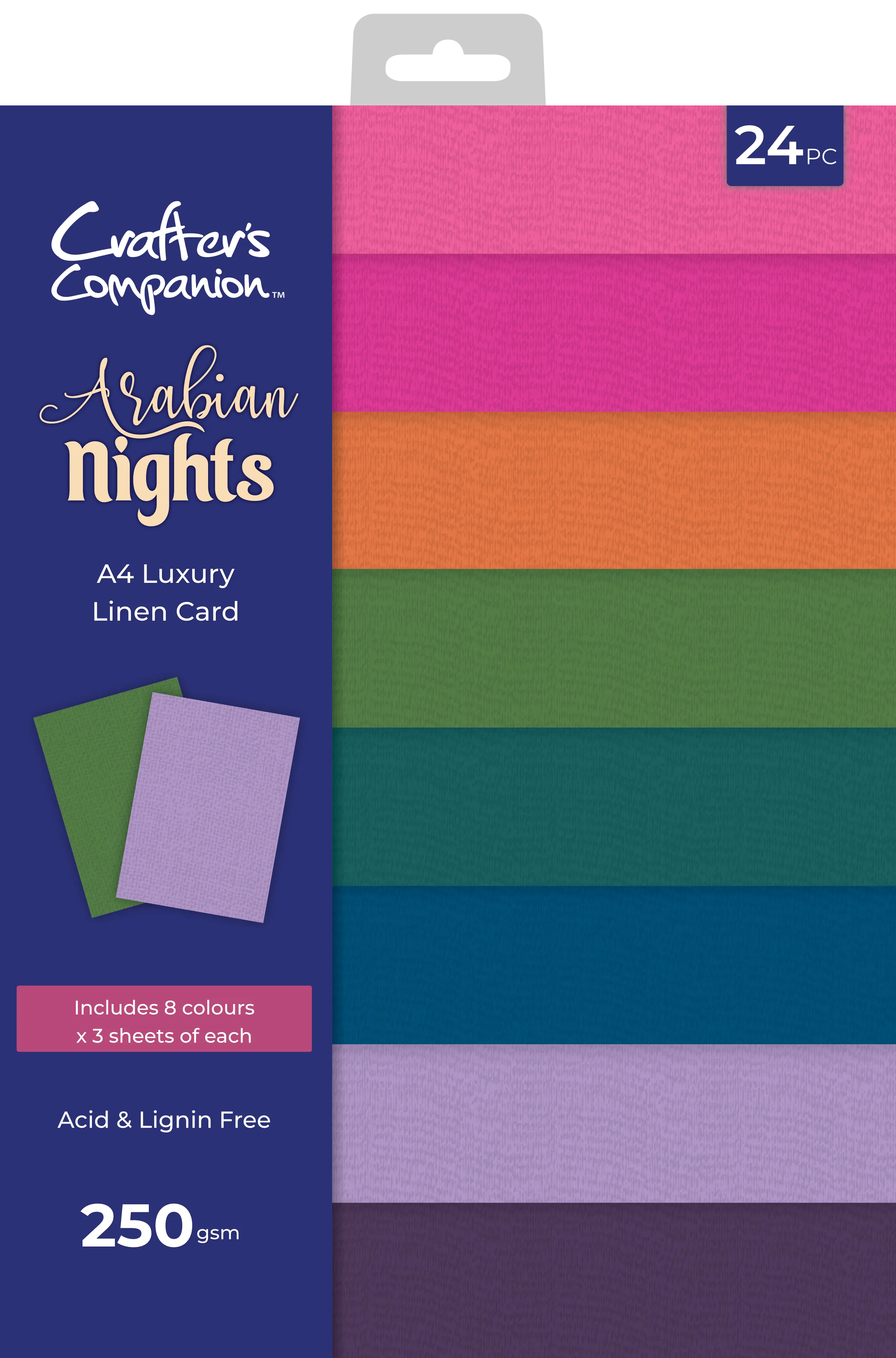 Arabian Nights - Luxury Linen Card Pack - A4