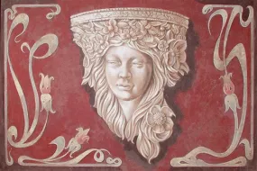 Art Nouveau Fresco Painting