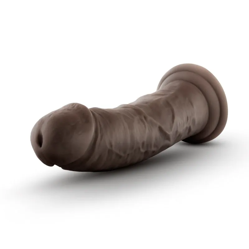 Au Naturel - 8 Inch Dildo With Suction Cup -  Chocolate