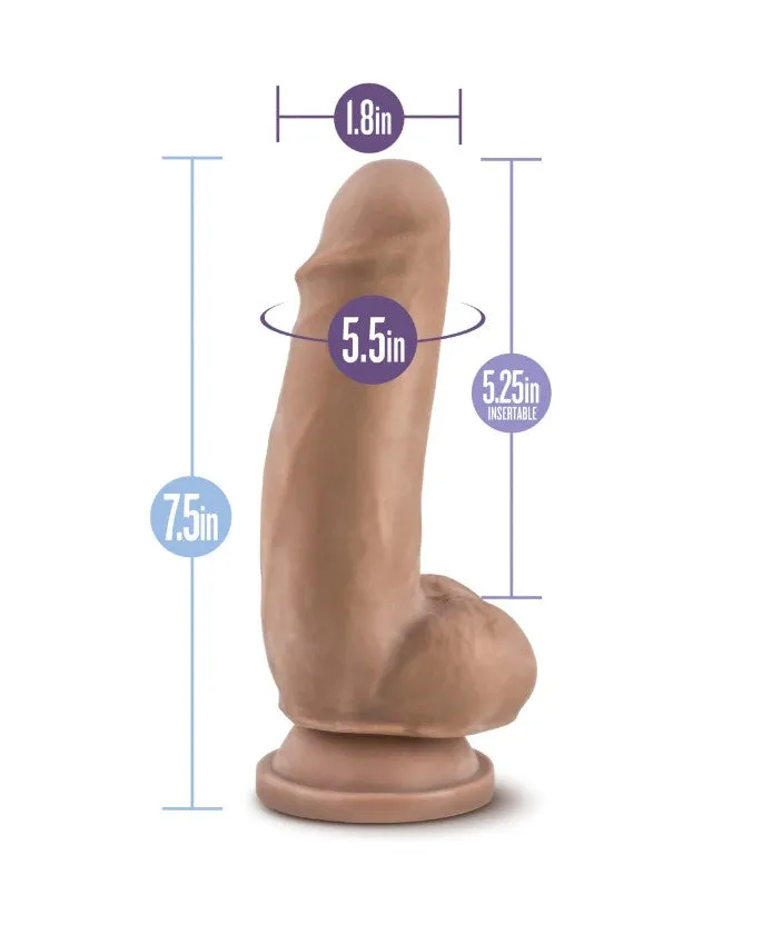 Au Naturel El Gordo Dildo - 7 inch (Caramel)