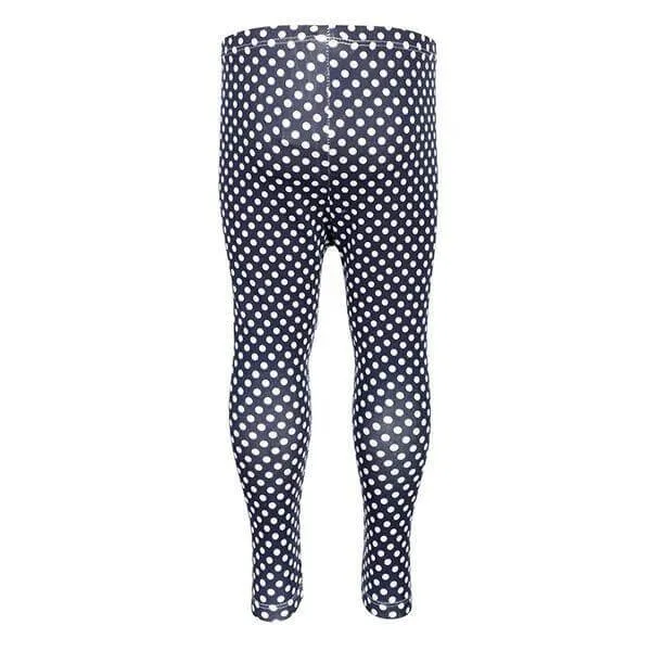 BABY GIRLS LEGGINGS WITH  POLKA DOT - BLUE