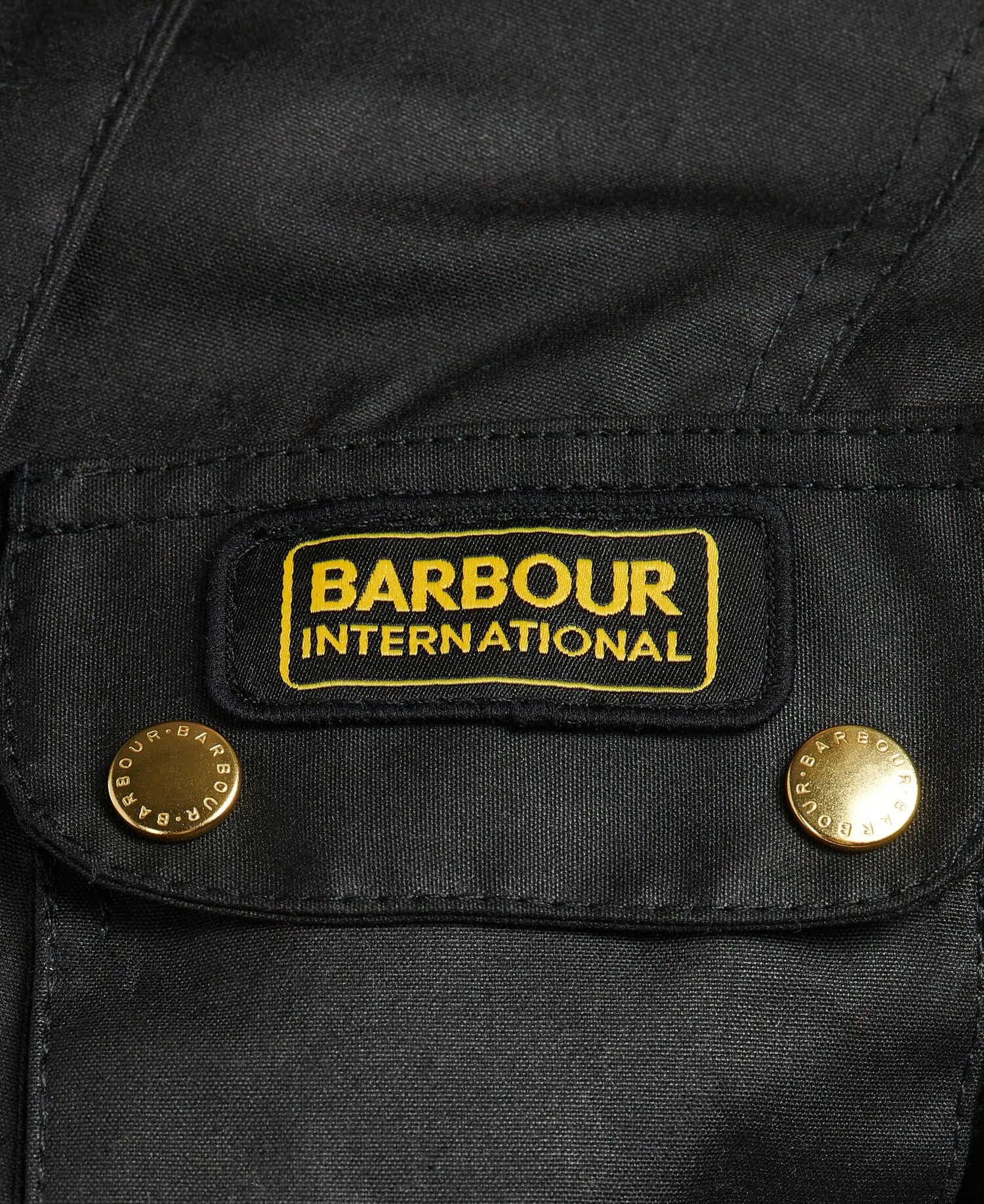 Barbour International Ladies Wax Jacket - Black