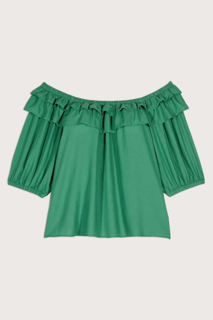 Bash Paris Tarek Top in Green