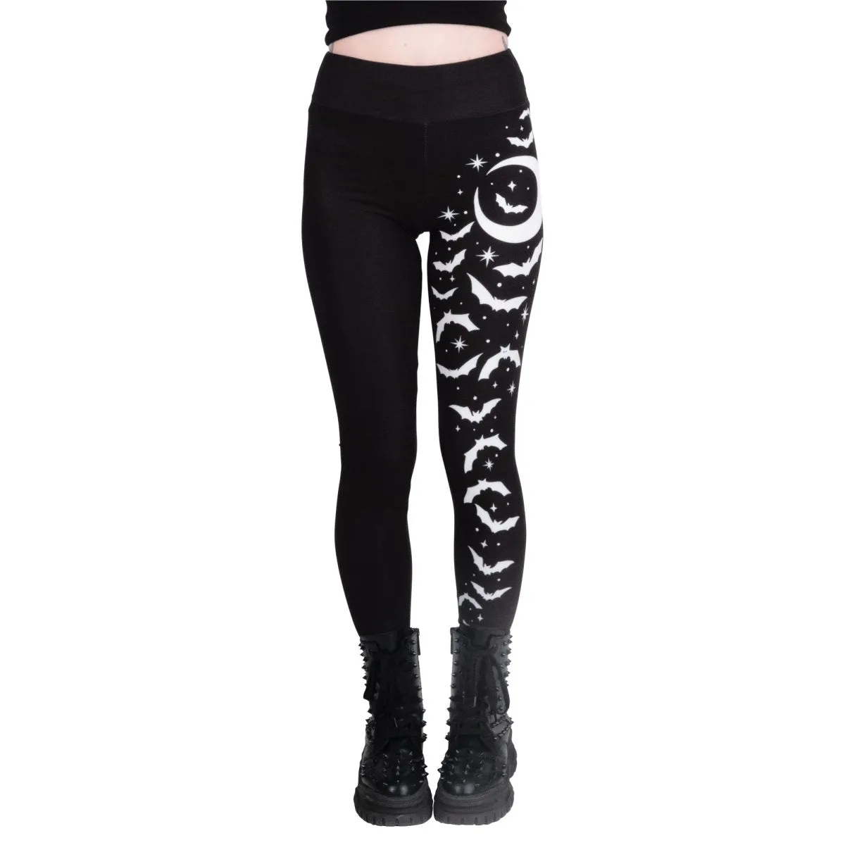 Bats And Stars High Waist Leggings