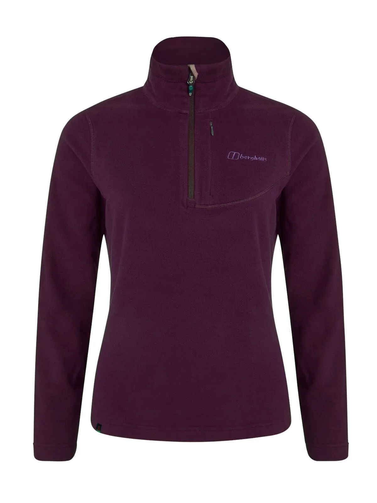 Berghaus Womens Half Zip Micro Fleece Purple