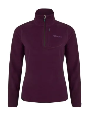 Berghaus Womens Half Zip Micro Fleece Purple