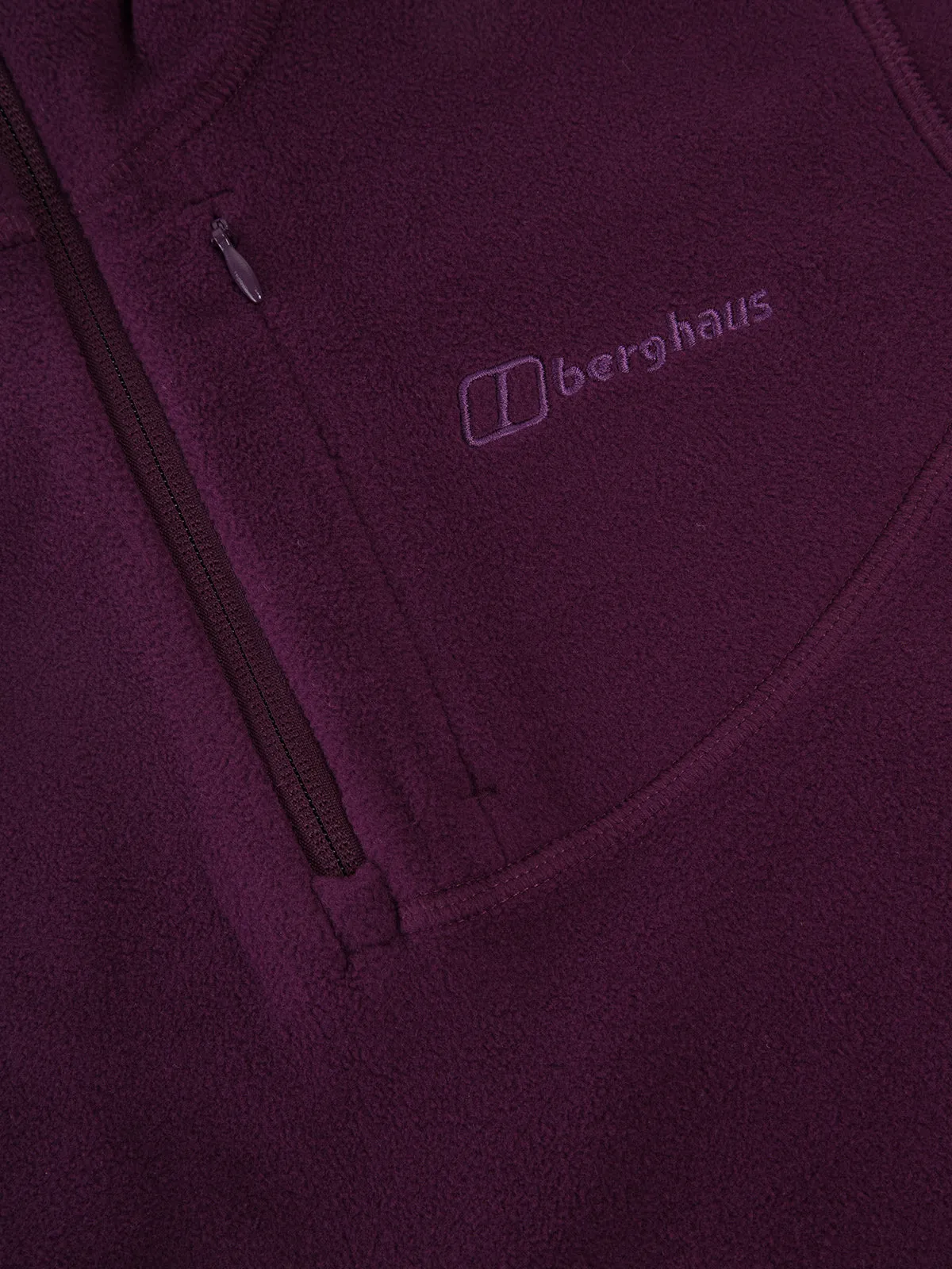 Berghaus Womens Half Zip Micro Fleece Purple