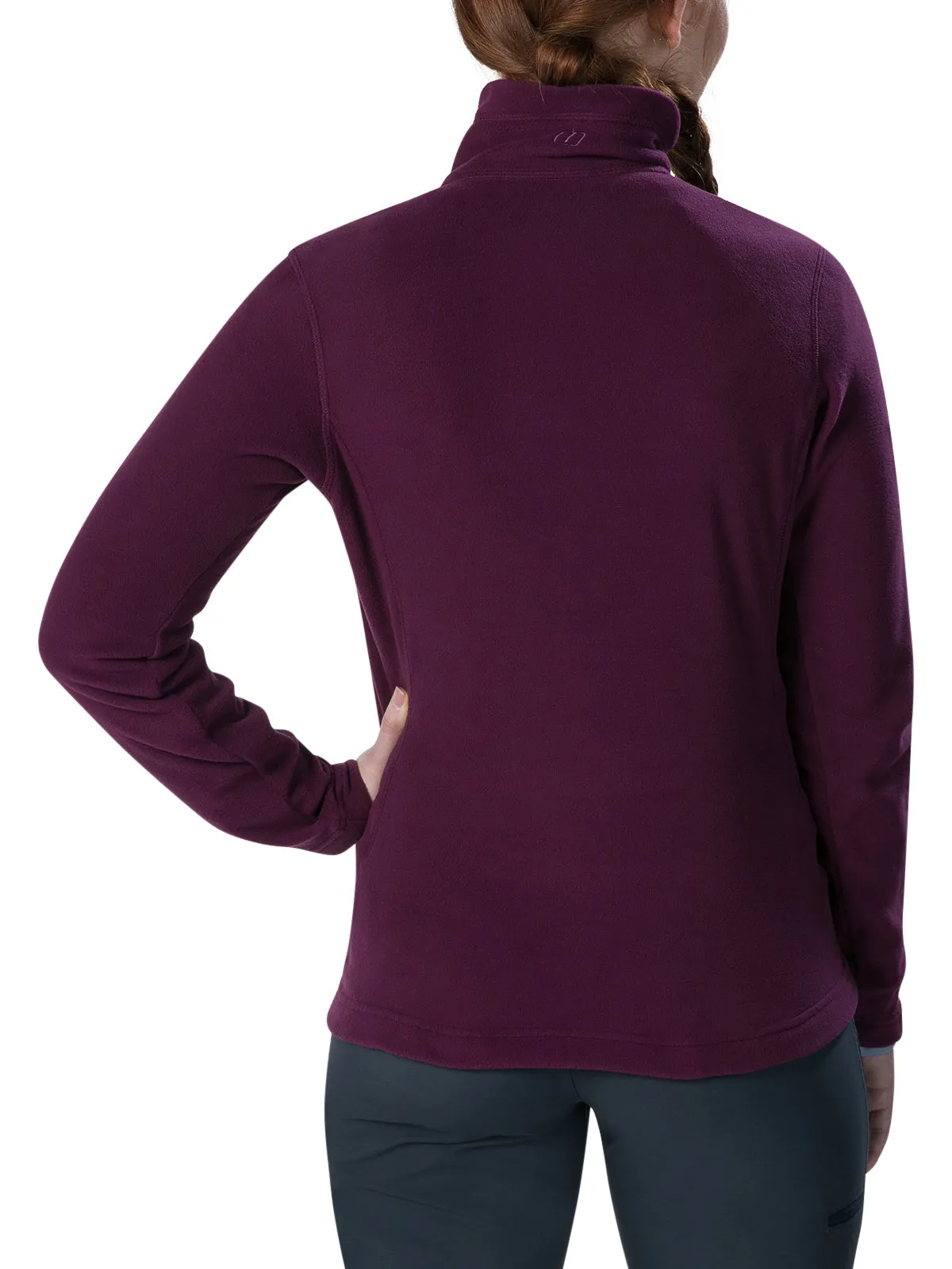 Berghaus Womens Half Zip Micro Fleece Purple