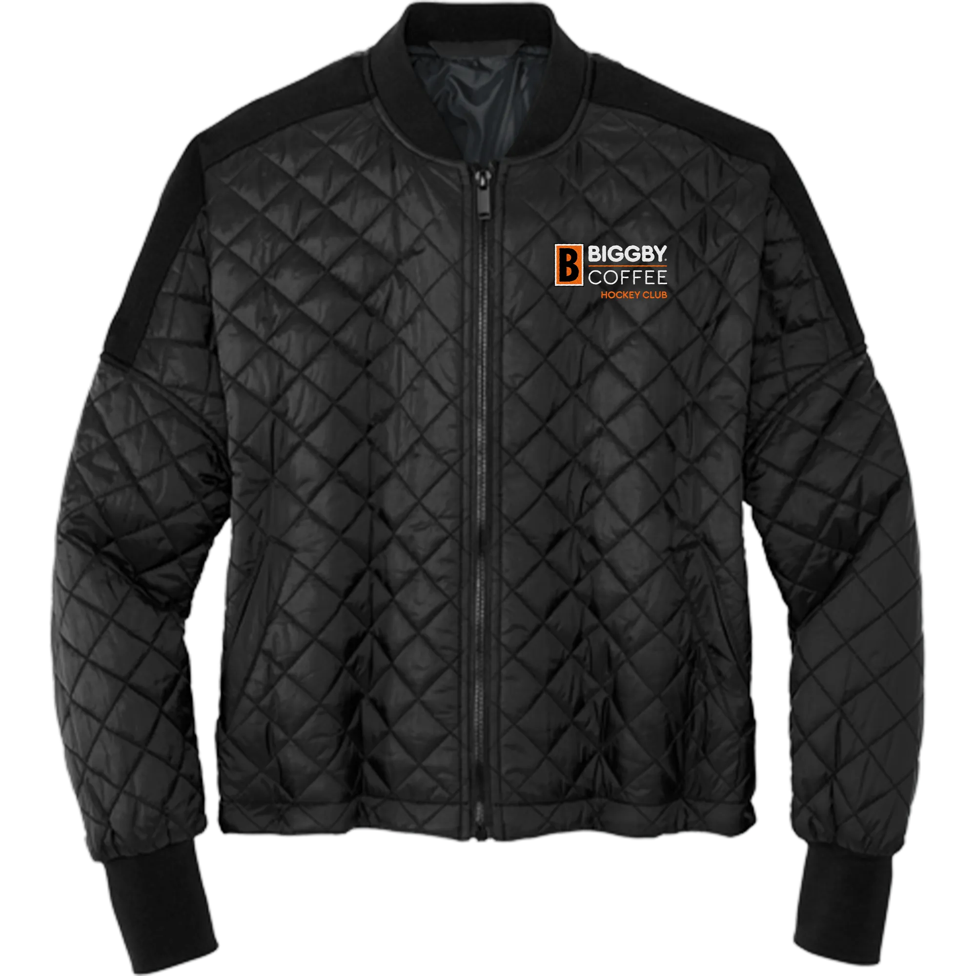 Biggby Coffee Hockey Club Mercer Mettle Womens Boxy Quilted Jacket