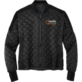 Biggby Coffee Hockey Club Mercer Mettle Womens Boxy Quilted Jacket