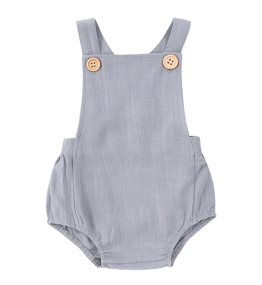 Bizzi Growin Linen Romper Suit 3 Colours