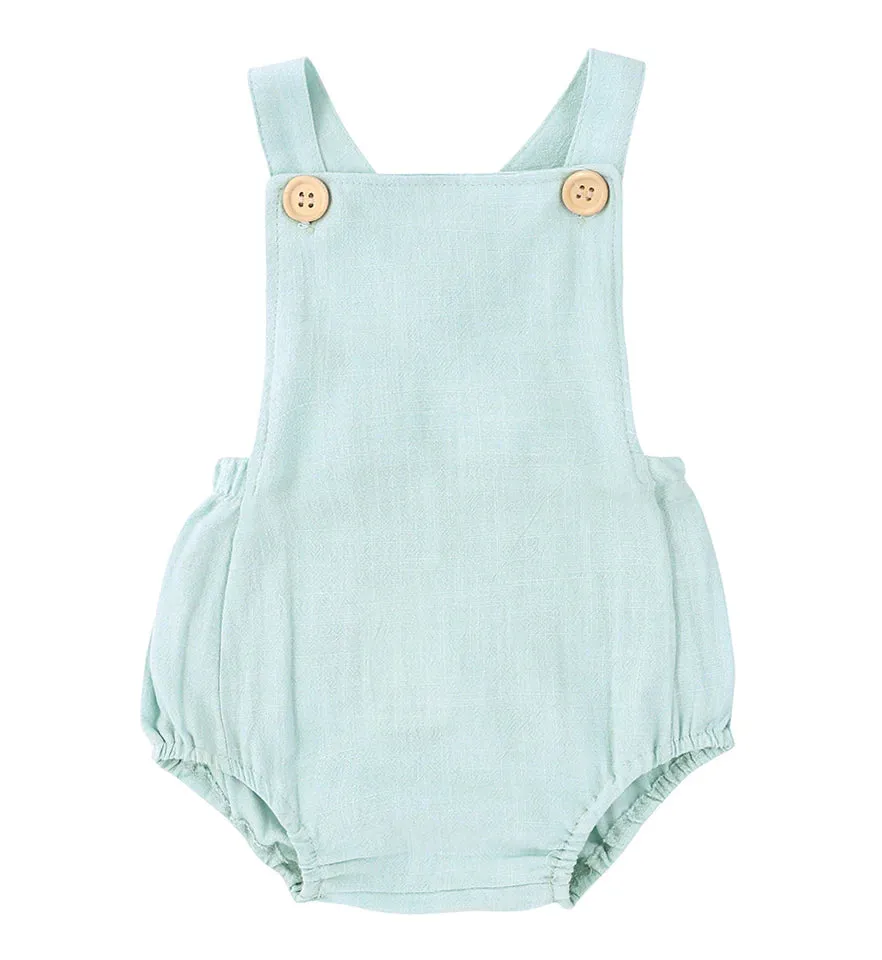 Bizzi Growin Linen Romper Suit 3 Colours