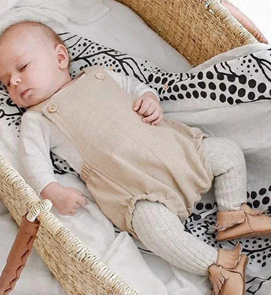 Bizzi Growin Linen Romper Suit 3 Colours