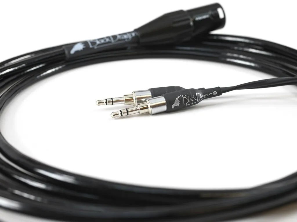 Black Dragon Premium Cable for Focal Celestee Headphones