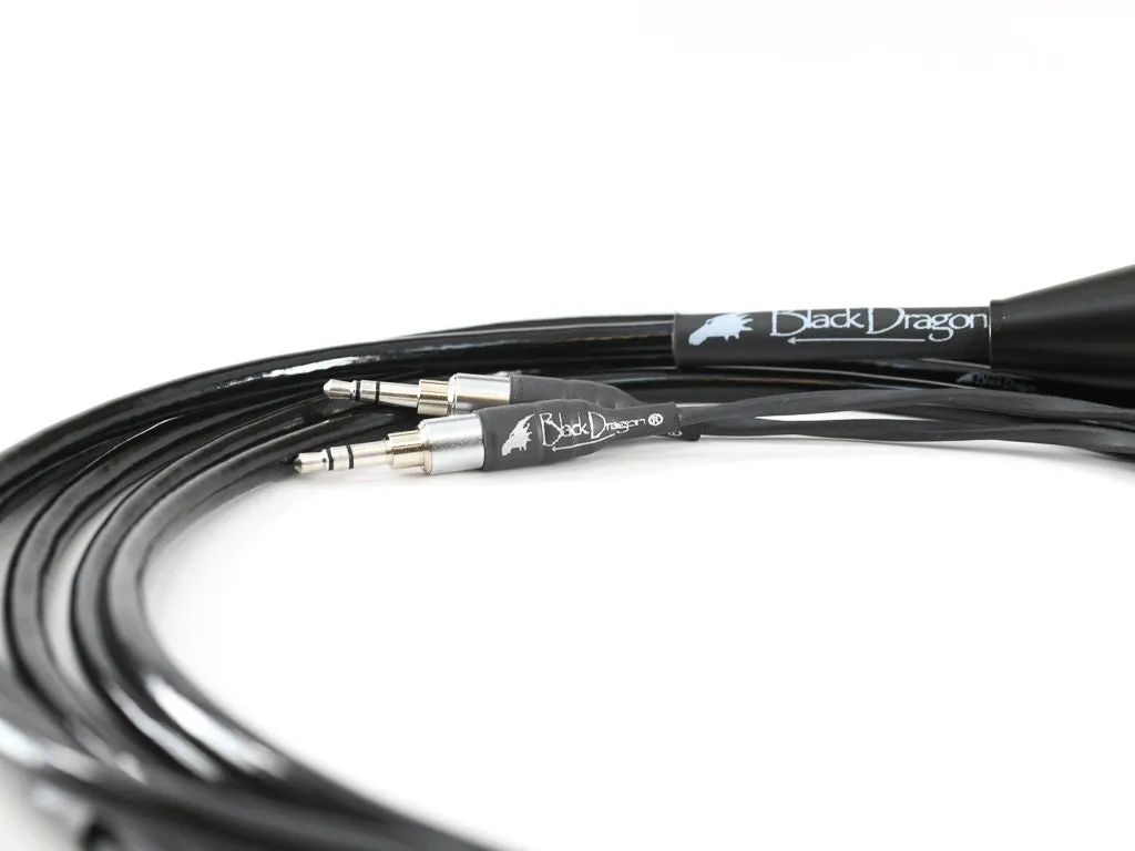 Black Dragon Premium Cable for Rosson Audio Design Headphones