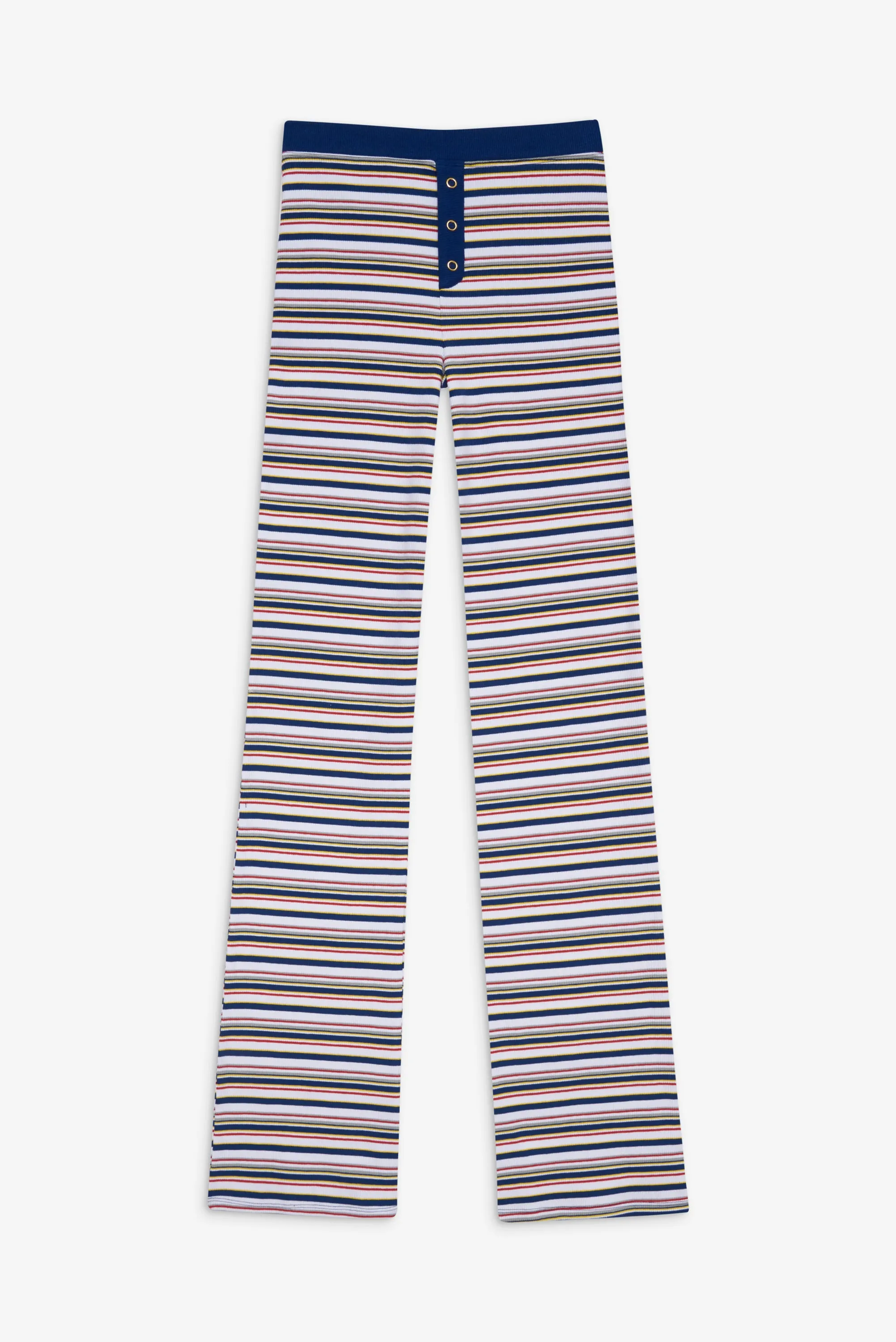 Blair Striped Cotton Pants - Love Stripe