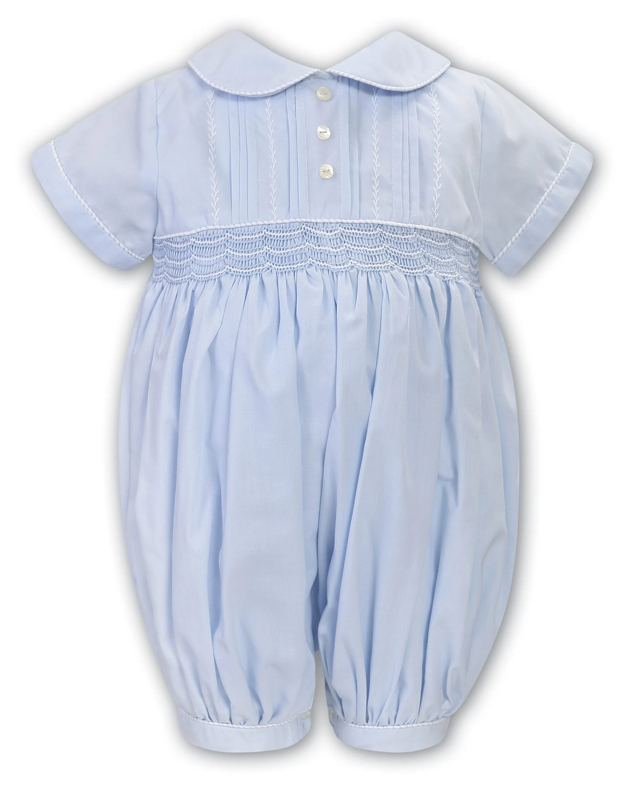 Blue Boy Portrait Romper