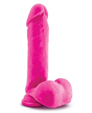 Blush Au Natural Bold Hero 8 Inch Dildo - Pink