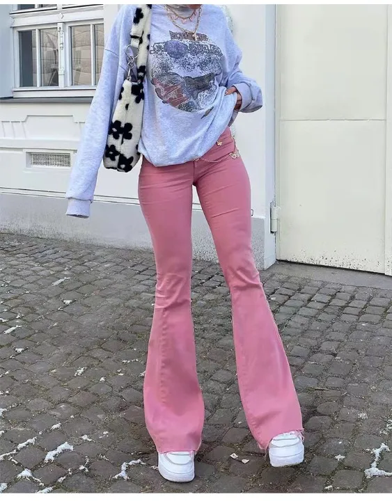 Blushing Bell-Bottoms Jeans