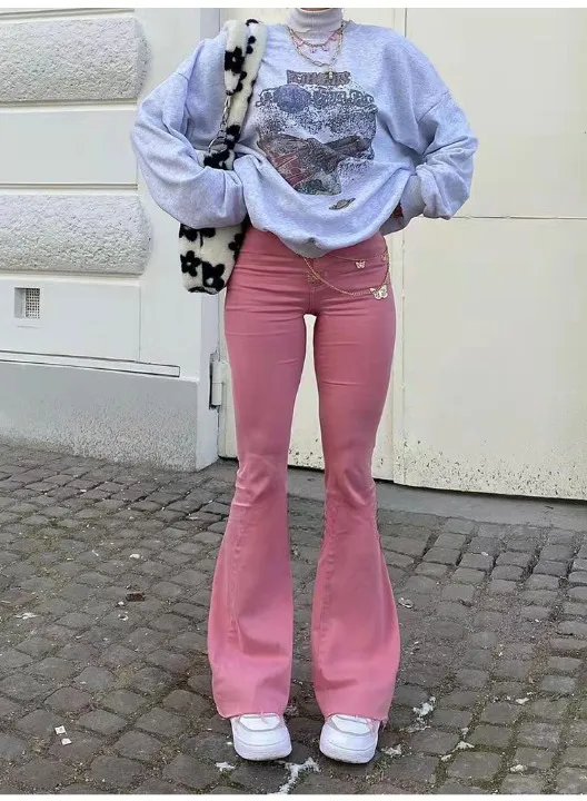 Blushing Bell-Bottoms Jeans