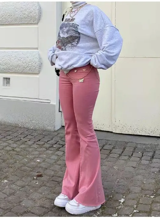 Blushing Bell-Bottoms Jeans