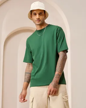 Bottle Green  Oversized T-Shirt