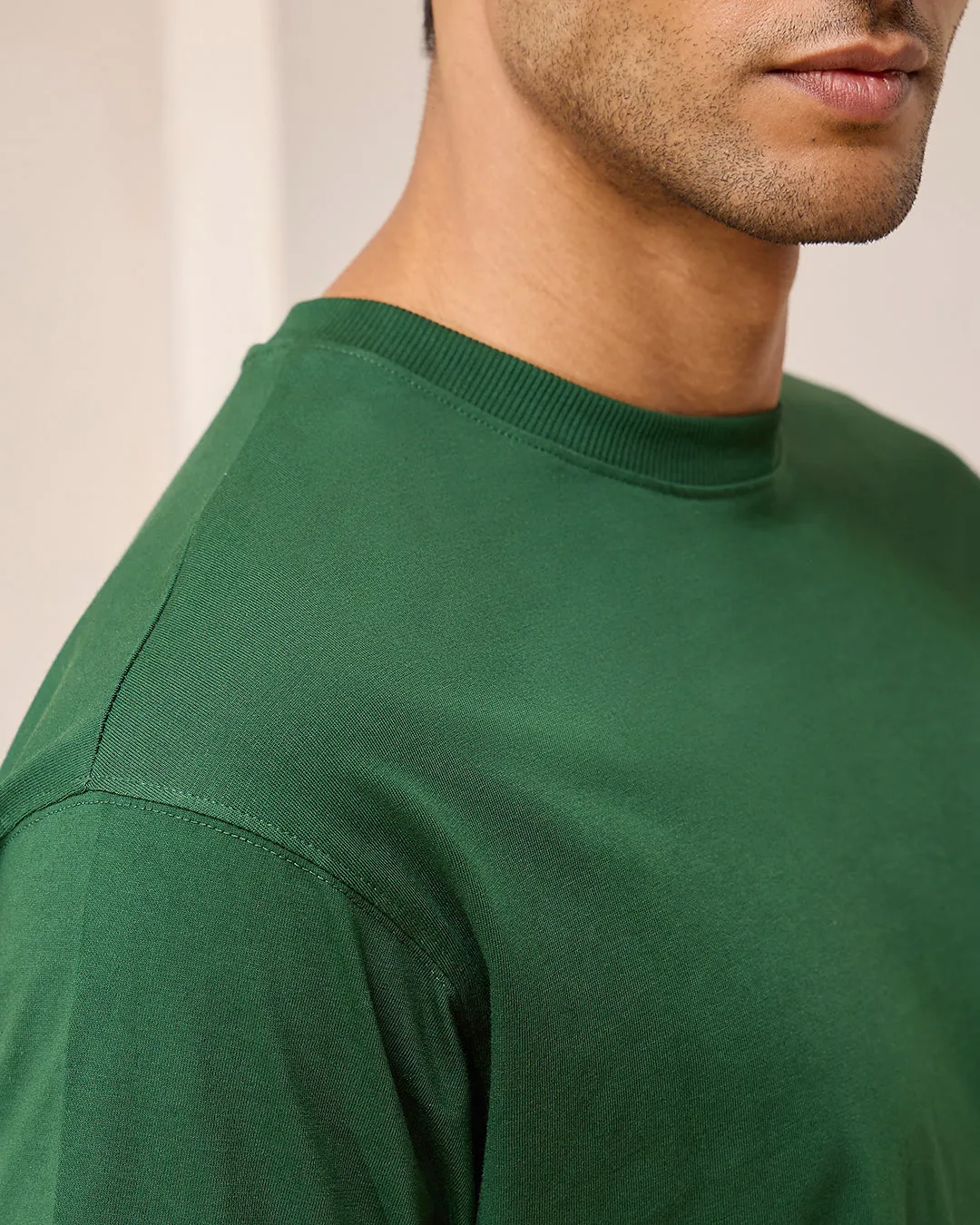 Bottle Green  Oversized T-Shirt