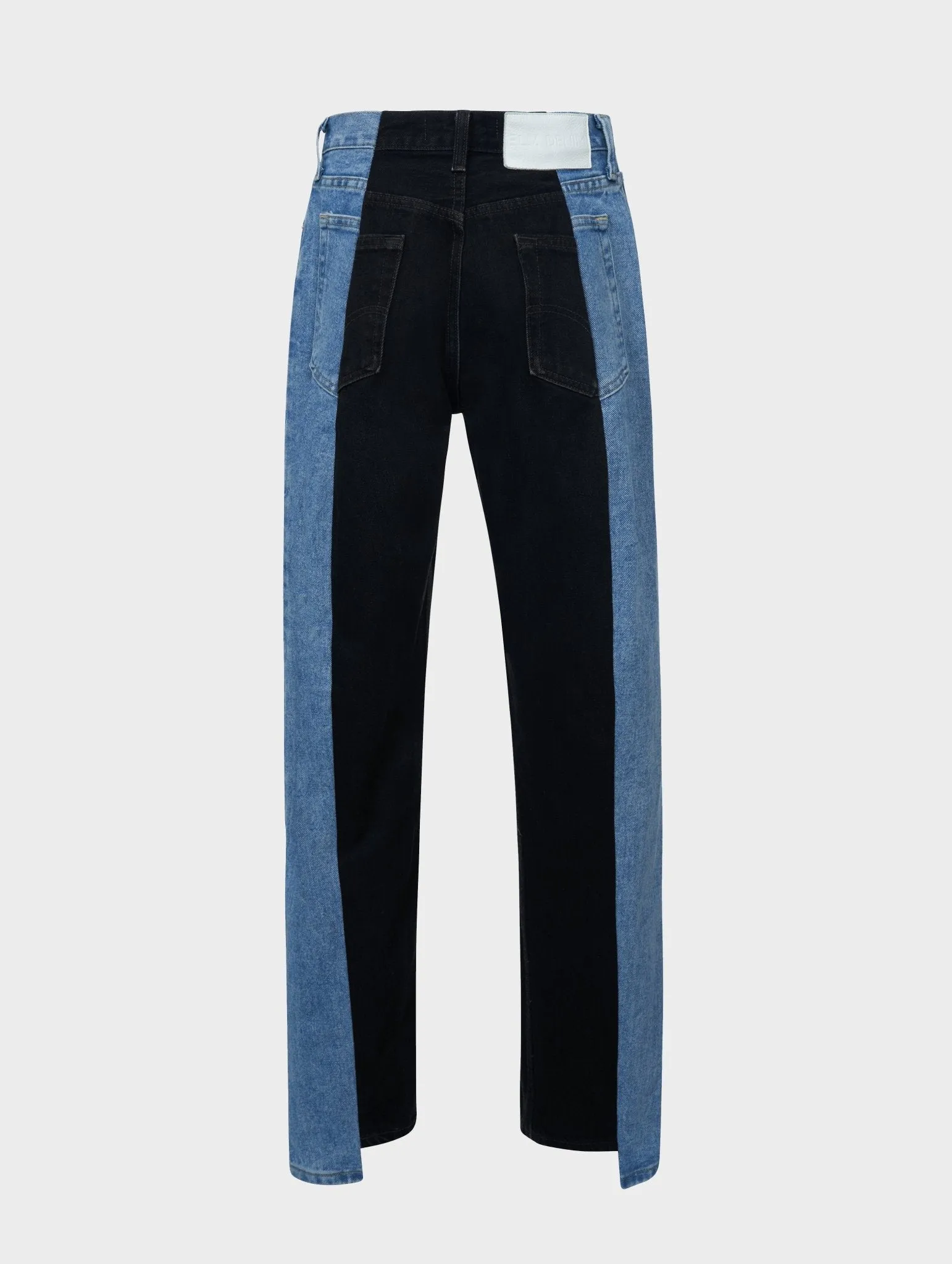 Boyfriend Jean Light Blue/Black