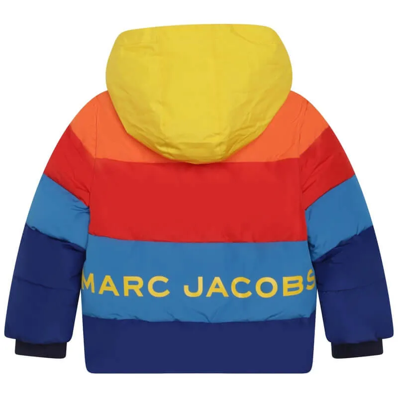 Boys Multi Coloured Puffer Jacket