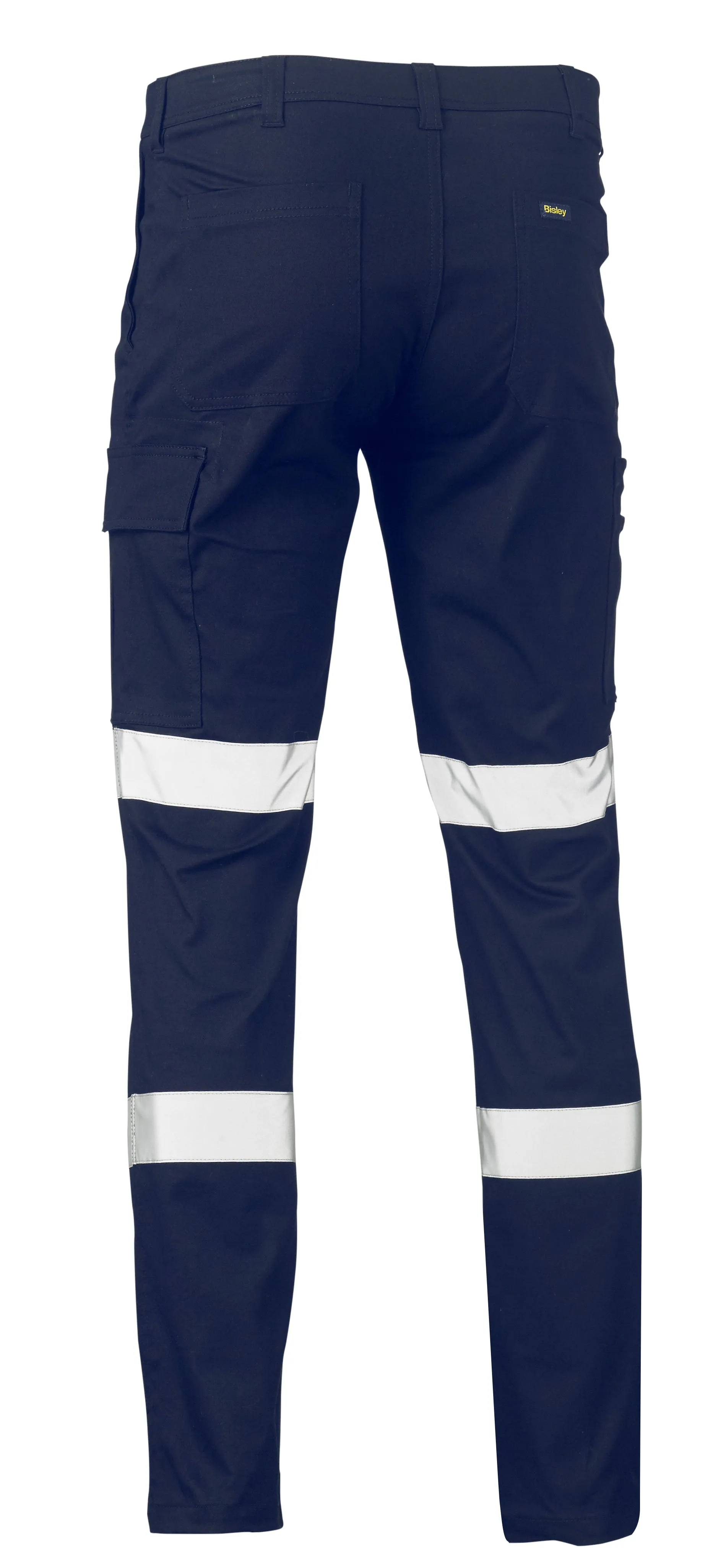 BPC6008T Bisley Taped Biomotion Stretch Cotton Drill Cargo Pants - Long