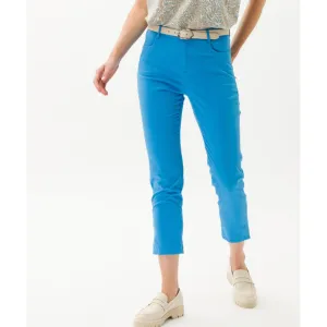 Brax Mary S Cropped Ultra Light Summer Jeans in Santorin 71-3208