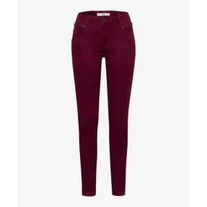 Brax Shakira Sateen Cotton Stretch Jeans 71-1707 Cherry