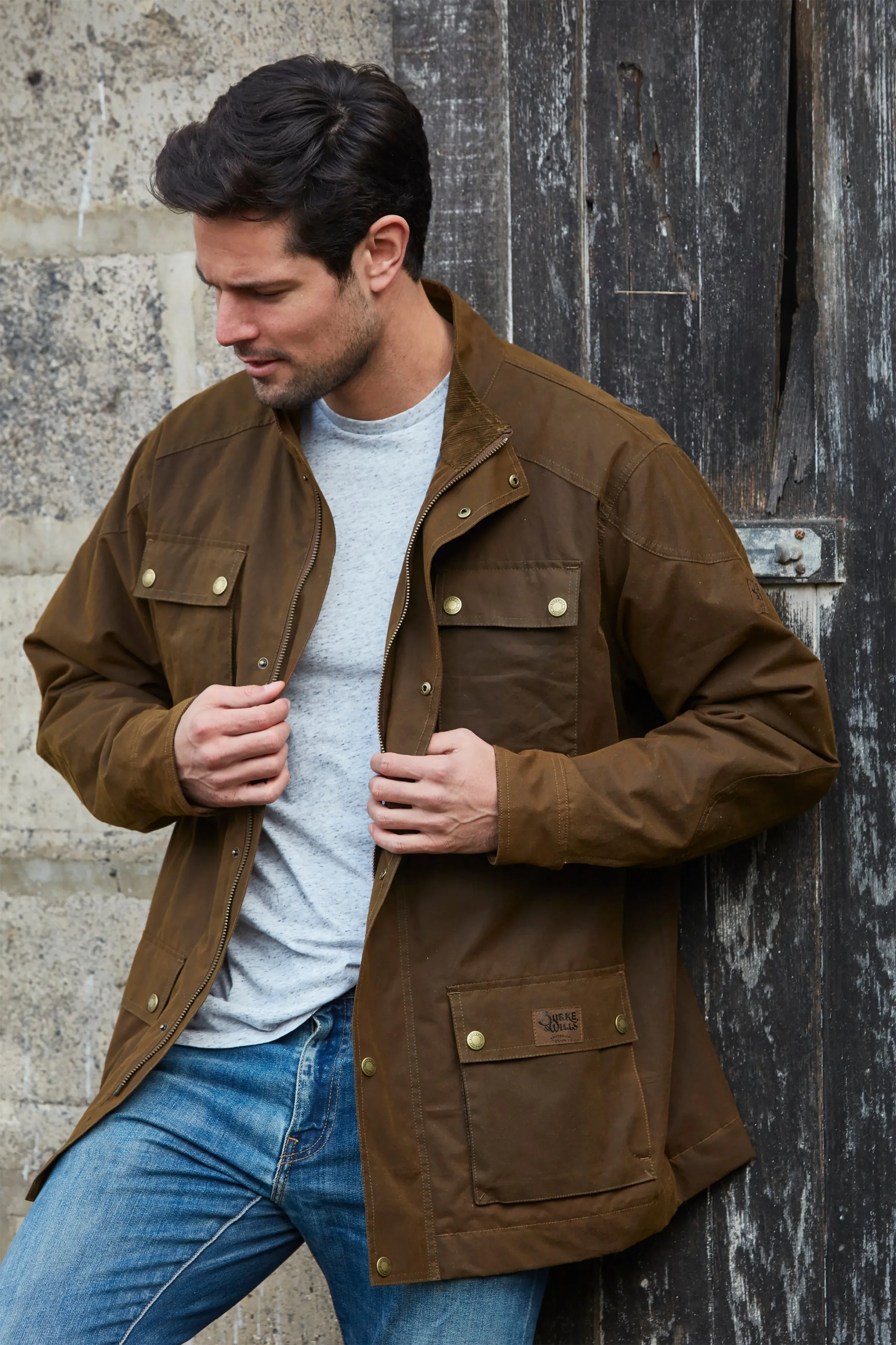 Burke & Wills Men's Tourer Jacket I Bronze