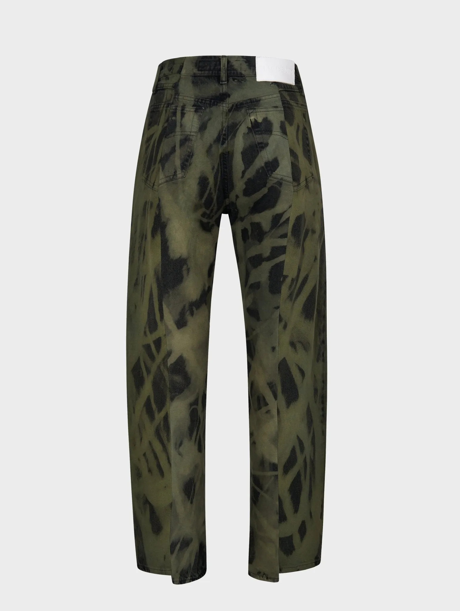 Camo Bleach Boyfriend Jean